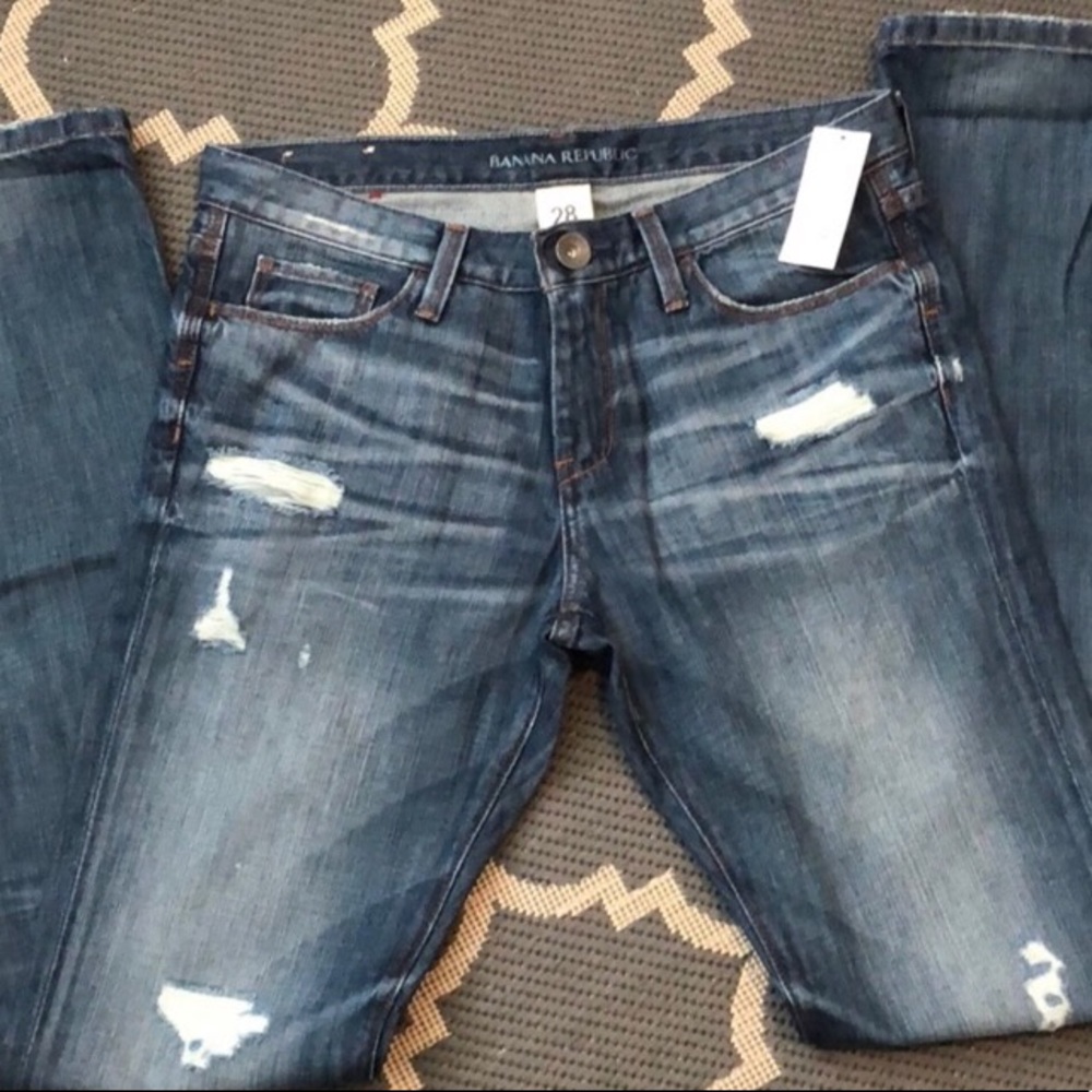 New Banana Republic Distress jeans